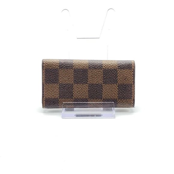 100% Authentic Louis Vuitton Damier Multicles 4 Ring Key Case - Picture 2 of 11